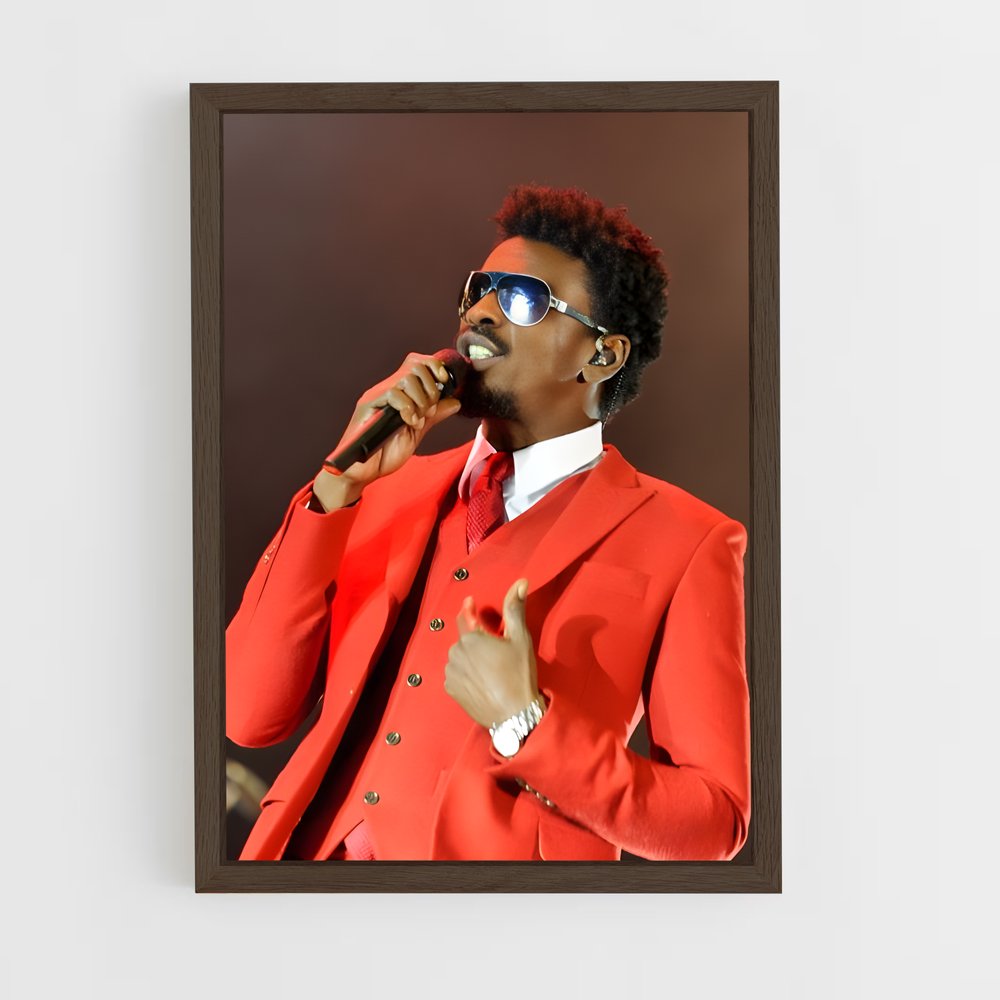 ap-seu jorge-7 cadre Bois foncé