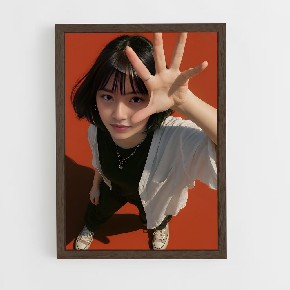 ap-shoot gesture-8 cadre Bois foncé
