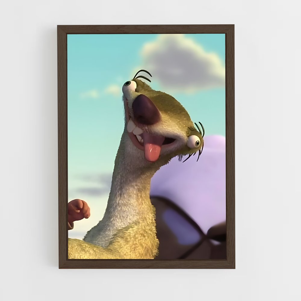 ap-sid ice age-3 cadre Bois foncé