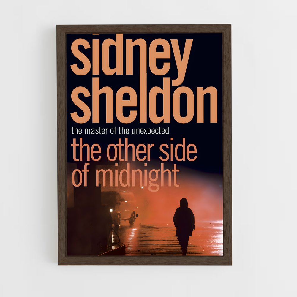 ap-sidney sheldon-3 cadre Bois foncé