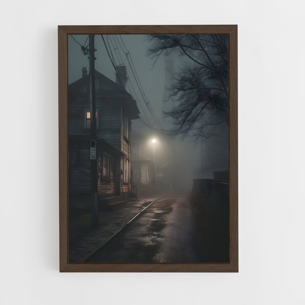 ap-silent hill-8 cadre Bois foncé
