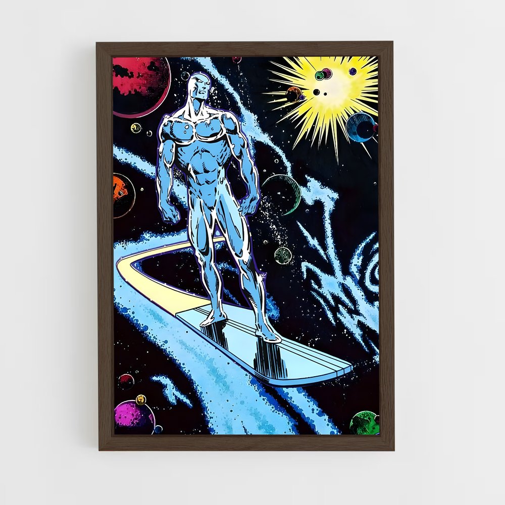 ap-silver surfer-3 cadre Bois foncé