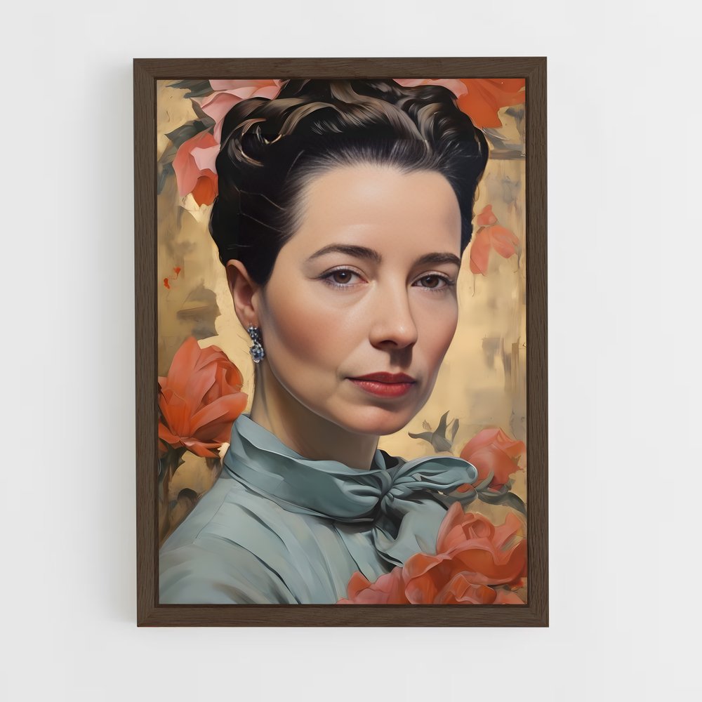 ap-simone de beauvoir-9 cadre Bois foncé