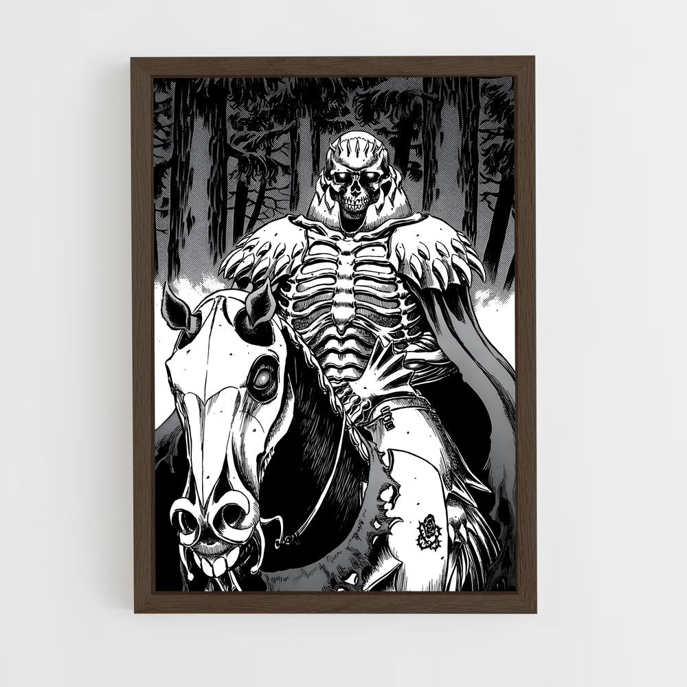 ap-skull knight-1 cadre Bois foncé