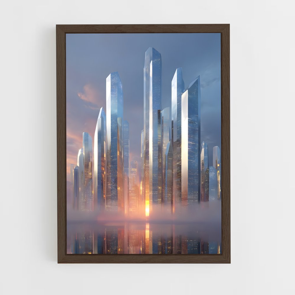 ap-skyscrapers-16 cadre Bois foncé