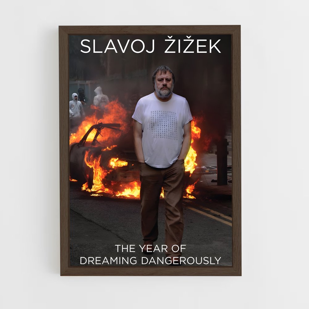 ap-slavoj zizek-4 cadre Bois foncé