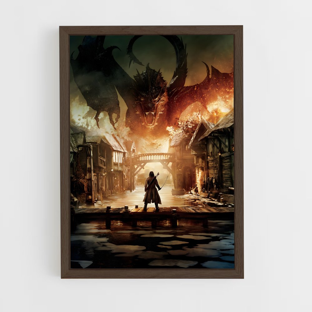 ap-smaug dragon-2 cadre Bois foncé