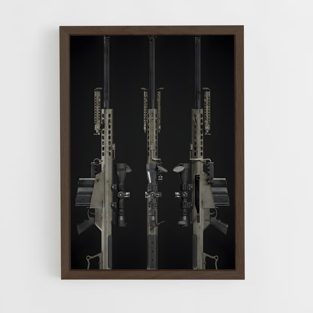 ap-sniper rifles-2 cadre Bois foncé