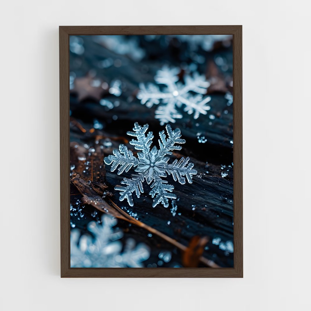 ap-snowflake-2 cadre Bois foncé