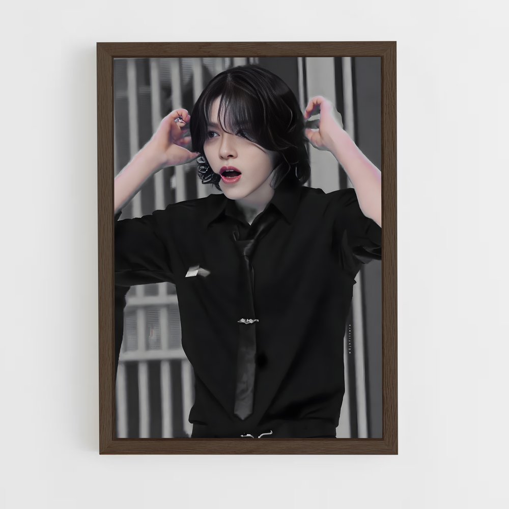 ap-so junghwan-5 cadre Bois foncé