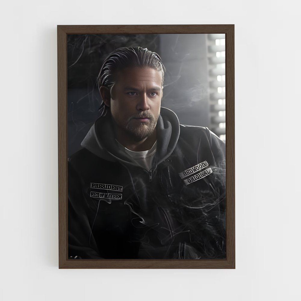 ap-sons of anarchy-8 cadre Bois foncé