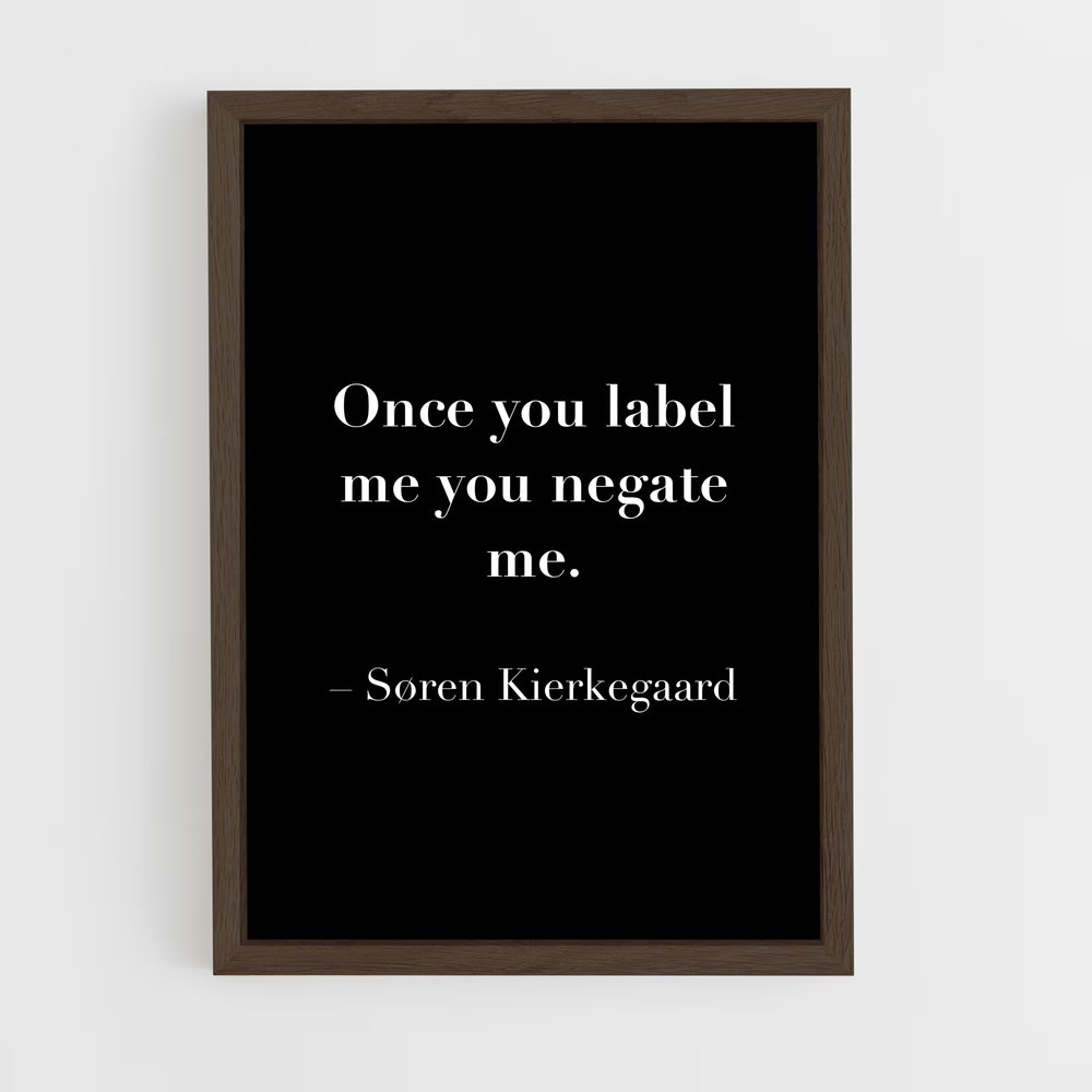 ap-soren kierkegaard-9 cadre Bois foncé