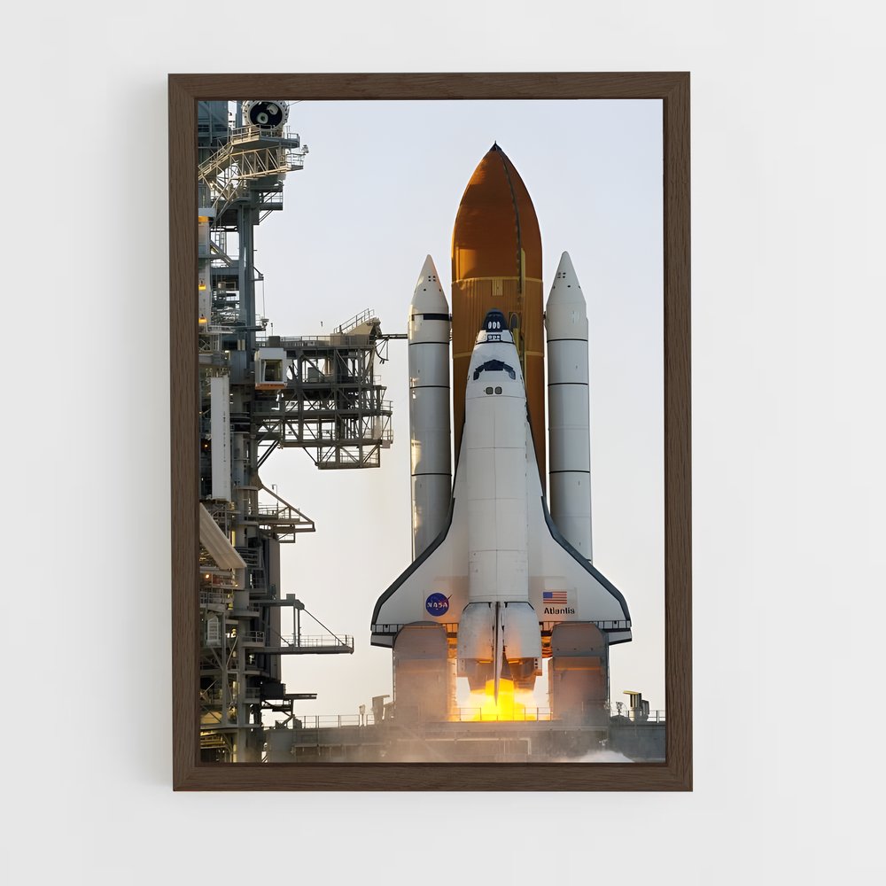 ap-space shuttle-9 cadre Bois foncé