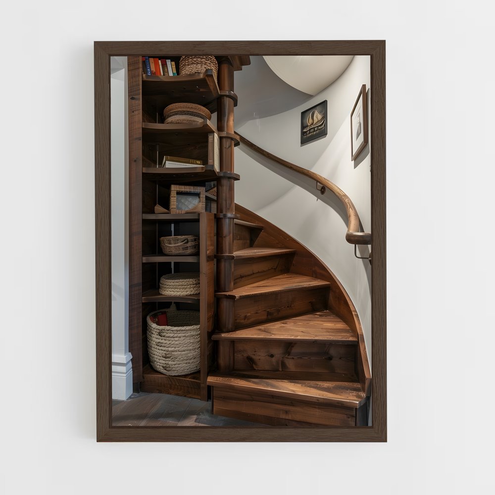 ap-spiral staircases-3 cadre Bois foncé