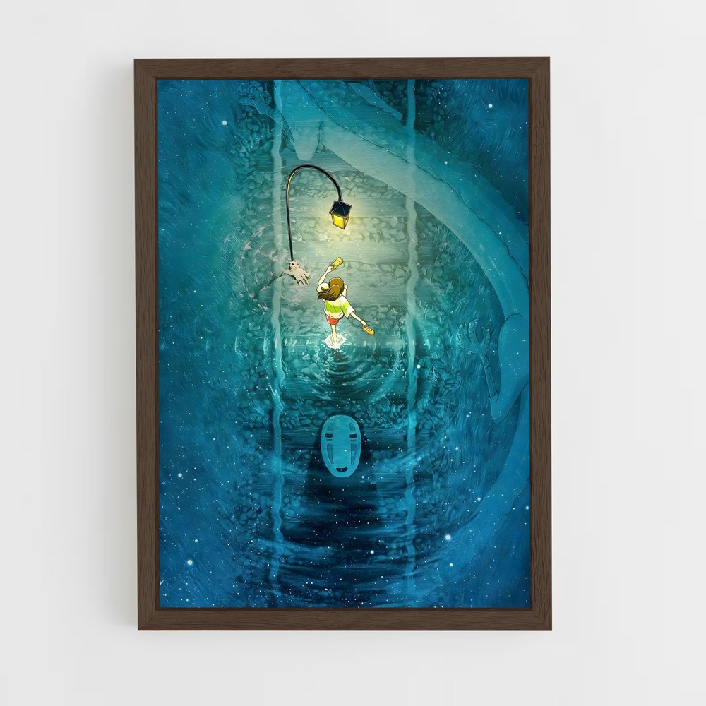 ap-spirited away-2 cadre Bois foncé
