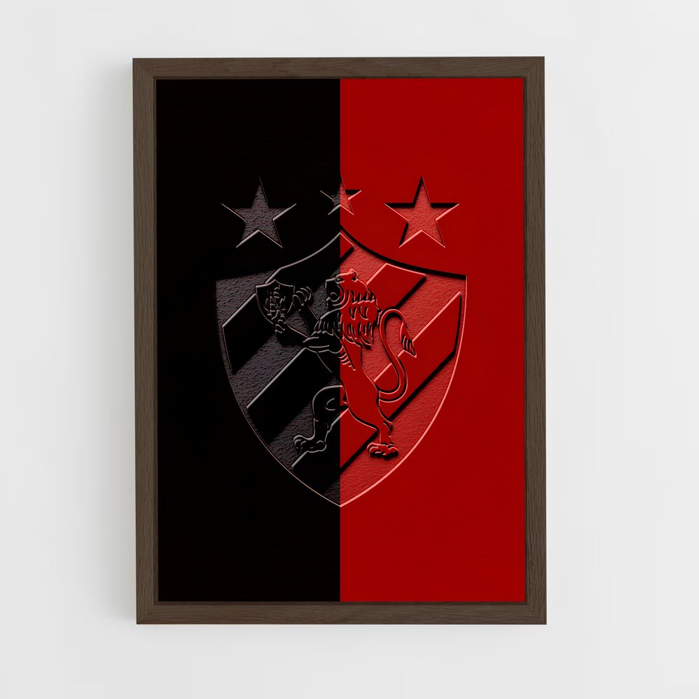 ap-sport club do recife-7 cadre Bois foncé