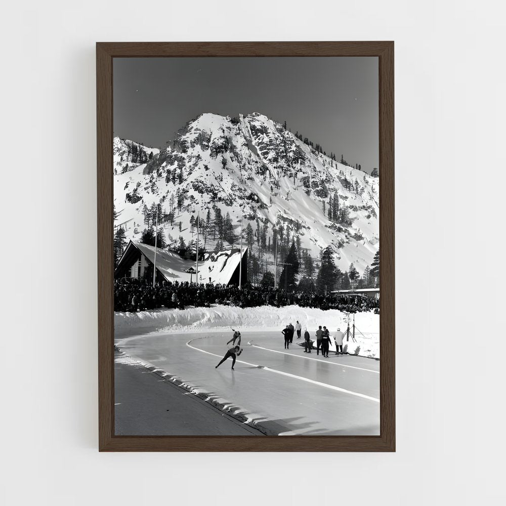 ap-squaw valley 1960-3 cadre Bois foncé
