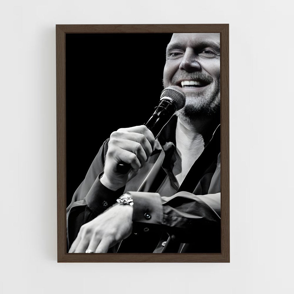 ap-stand up comedian-4 cadre Bois foncé