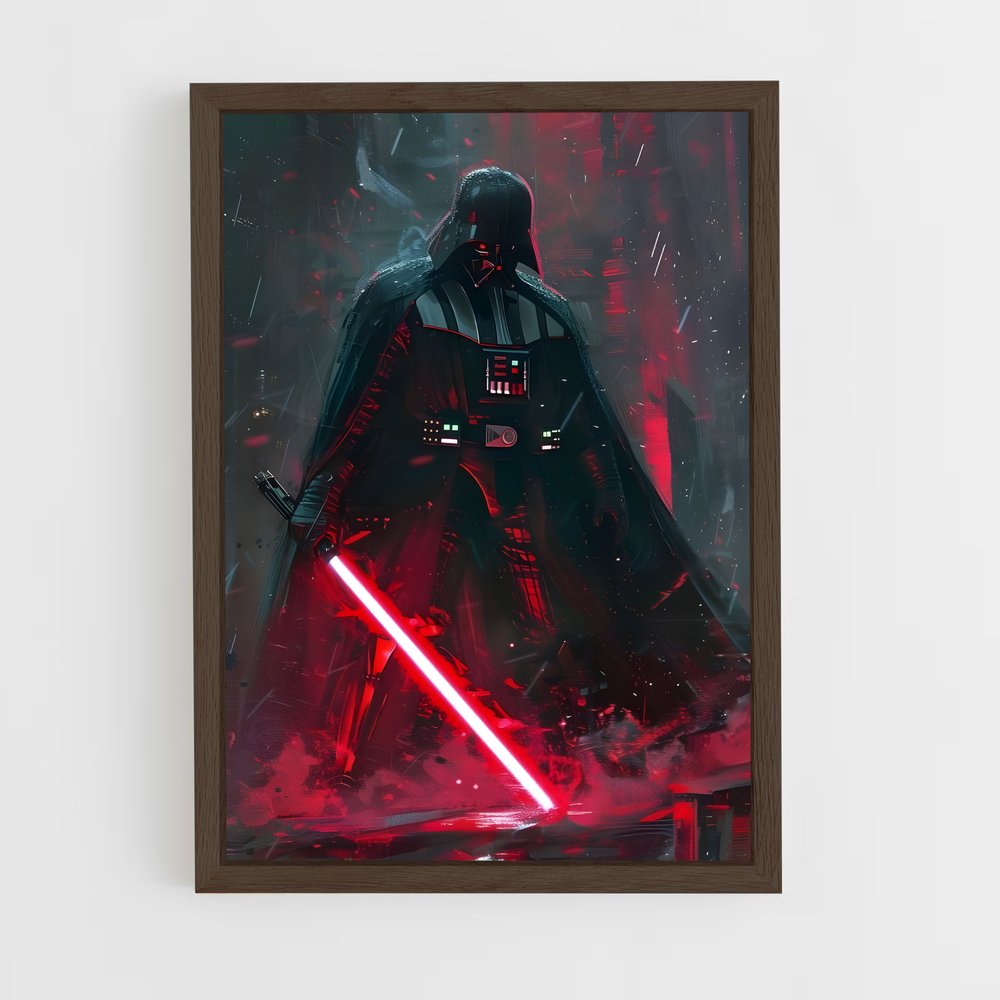 ap-star wars-2 cadre Bois foncé