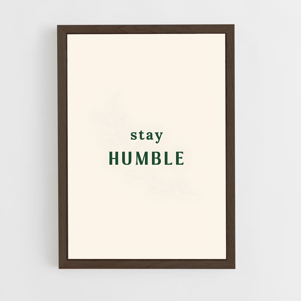 ap-stay humble-4 cadre Bois foncé