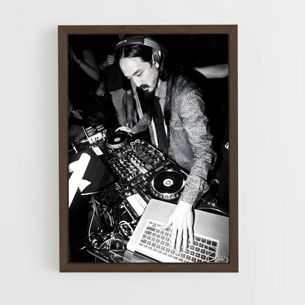 ap-steve aoki-1 cadre Bois foncé