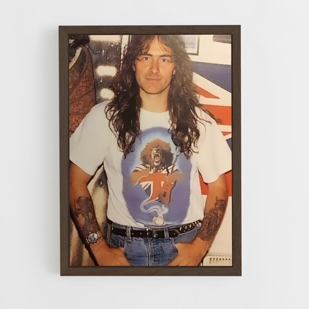 ap-steve harris-3 cadre Bois foncé