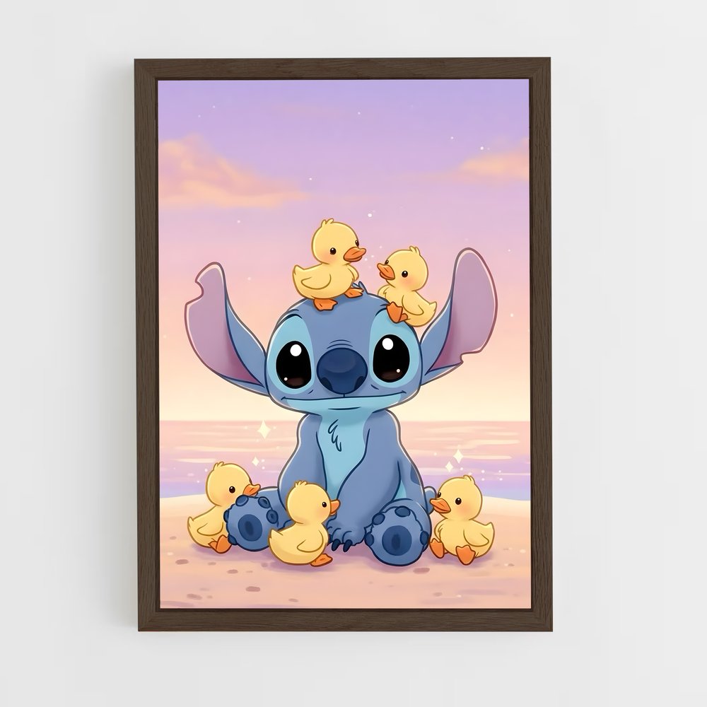 ap-stitch-11 cadre Bois foncé