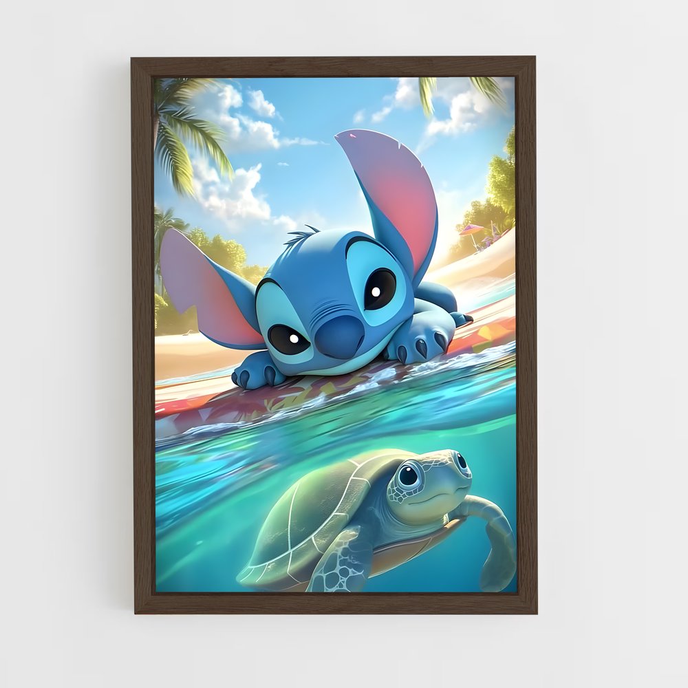 ap-stitch-2 cadre Bois foncé