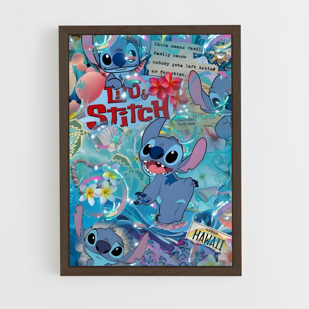 ap-stitch-4 cadre Bois foncé