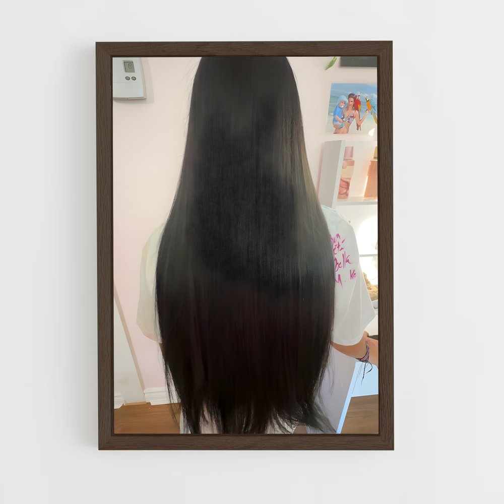 ap-straight hair-2 cadre Bois foncé