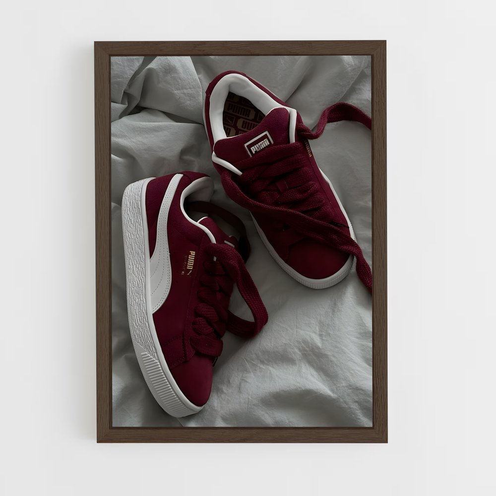 ap-suede classic-3 cadre Bois foncé
