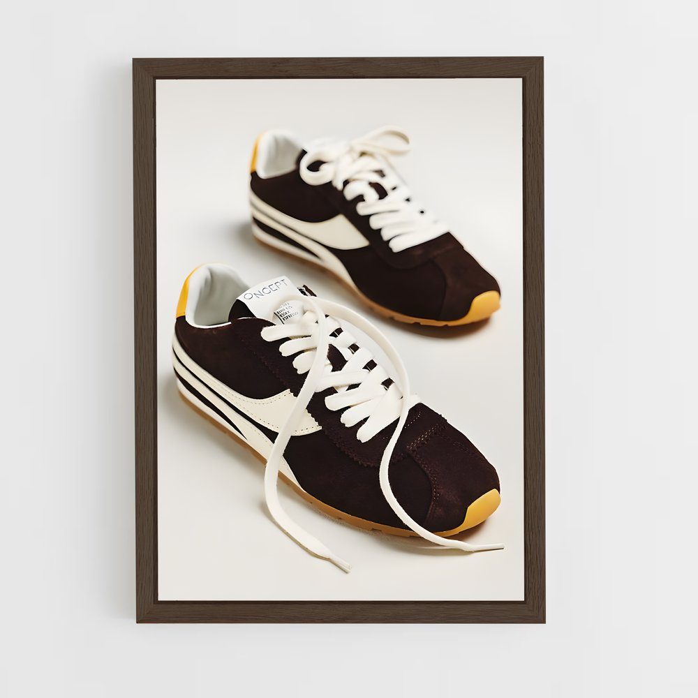 ap-suede classic-5 cadre Bois foncé