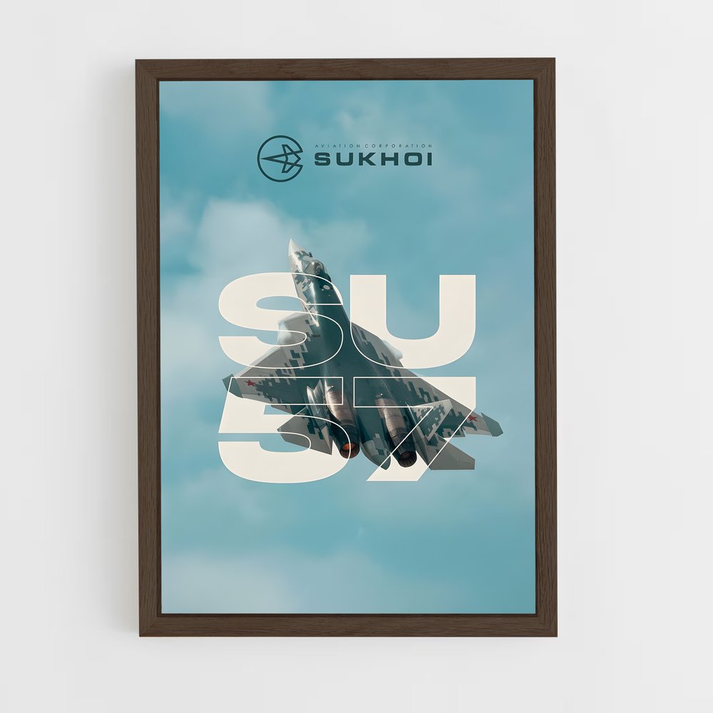 ap-sukhoi su-26-1 cadre Bois foncé