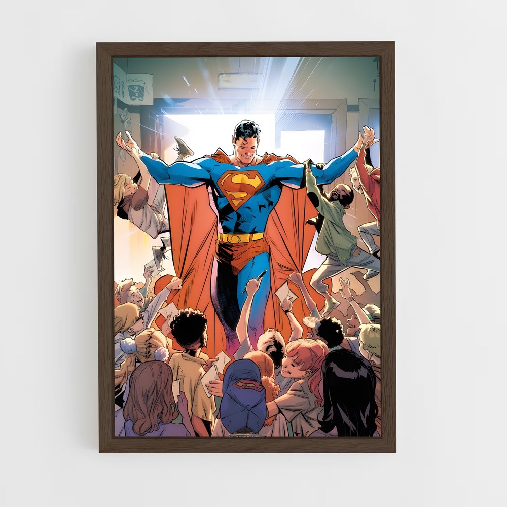 ap-superman-1 cadre Bois foncé