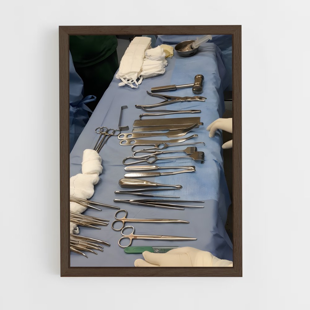 ap-surgical instruments-5 cadre Bois foncé