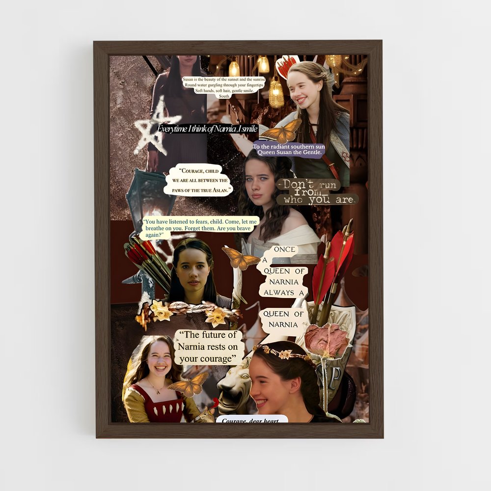 ap-susan pevensie-6 cadre Bois foncé