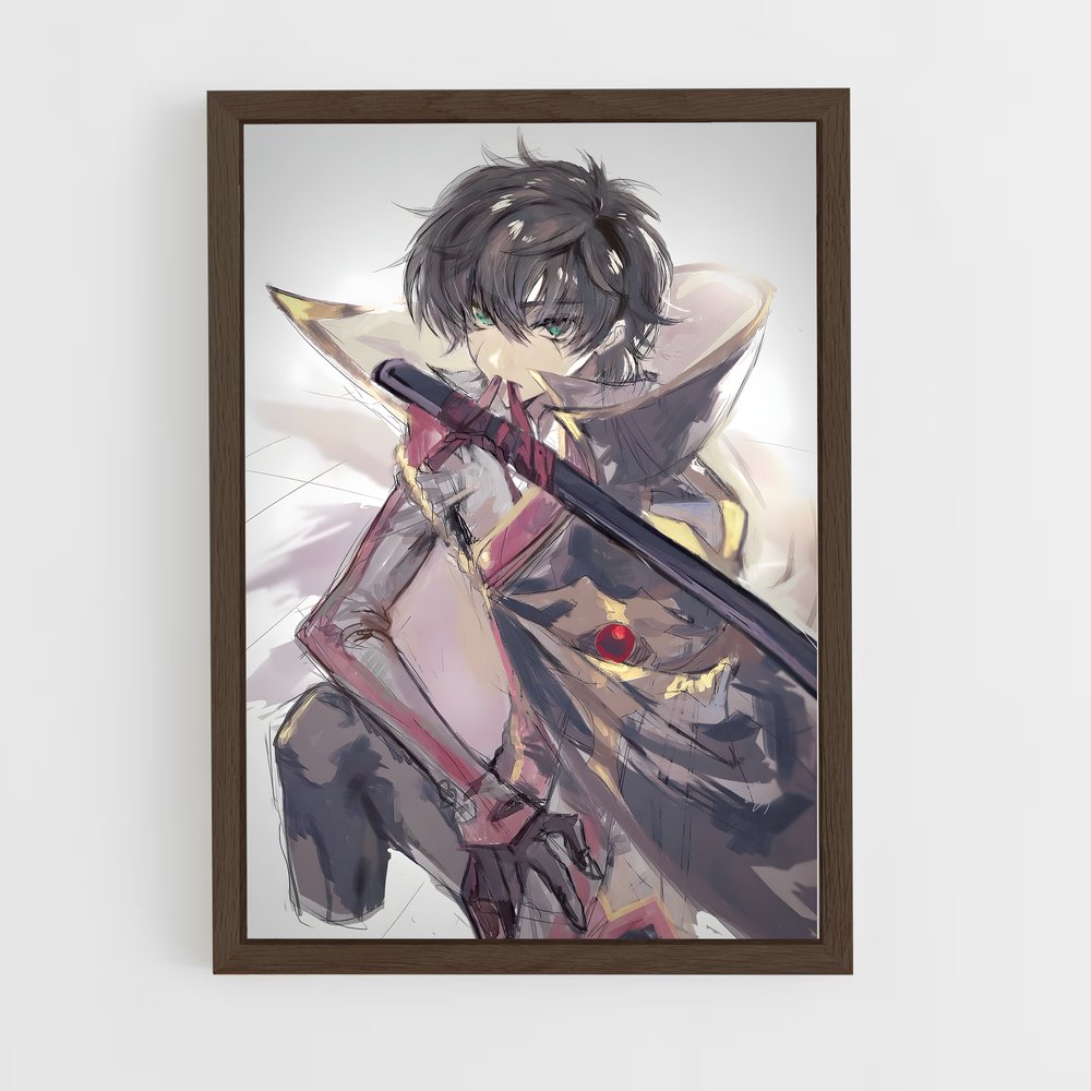 ap-suzaku kururugi-5 cadre Bois foncé