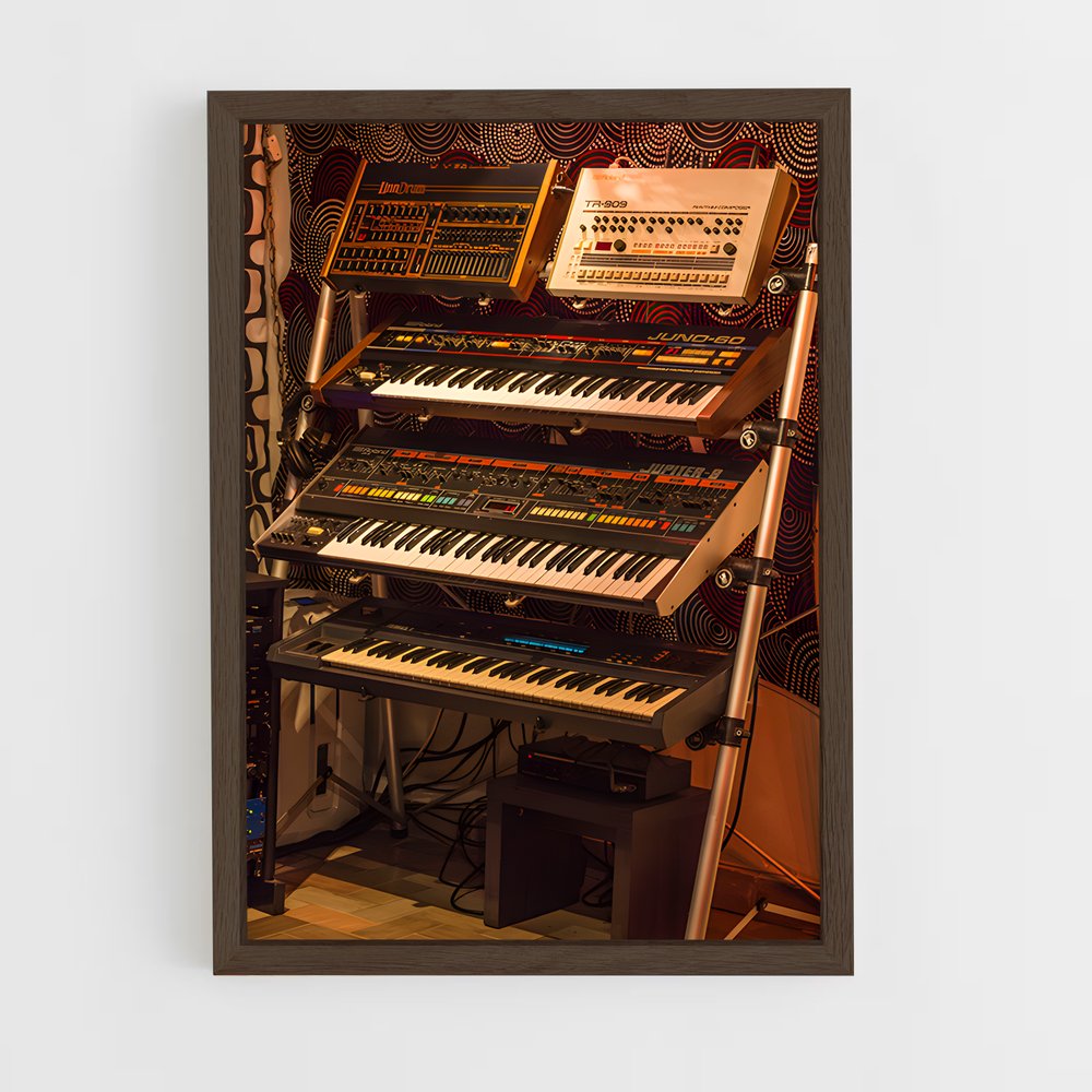 ap-synthesizer-5 cadre Bois foncé