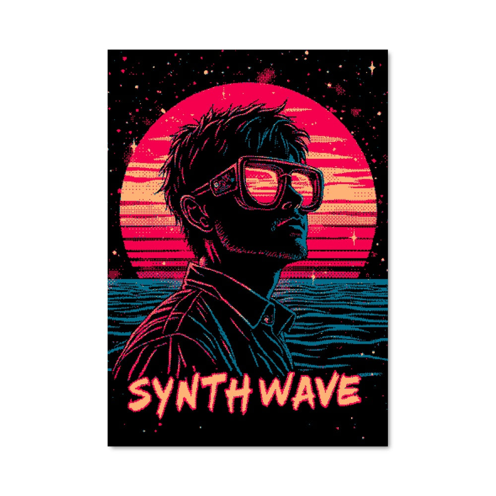 Future Synthwave Poster – Aesthetic Posters