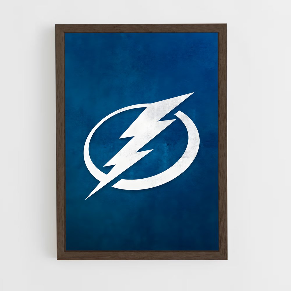 ap-tampa bay lightning-7 cadre Bois foncé