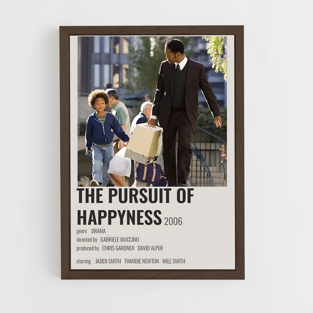 ap-the pursuit of happyness-3 cadre Bois foncé
