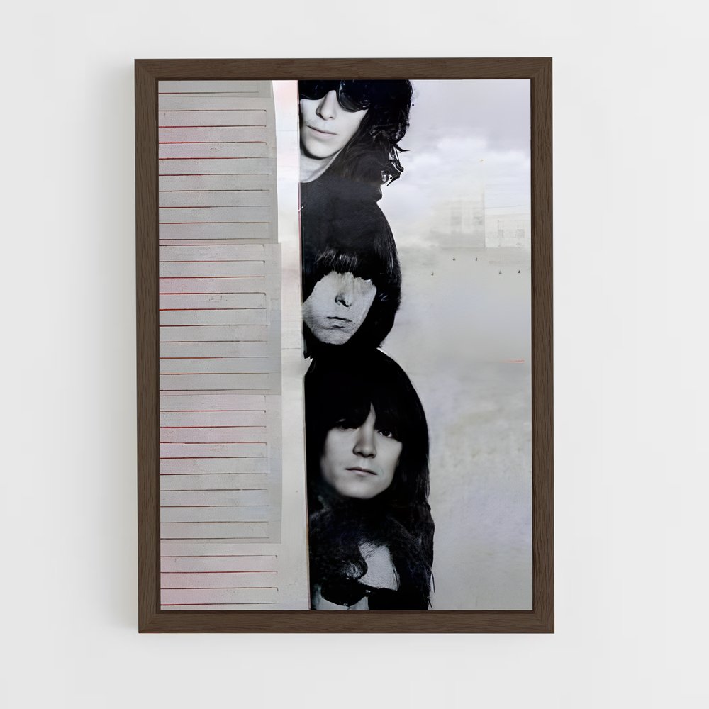 ap-the ramones-1 cadre Bois foncé