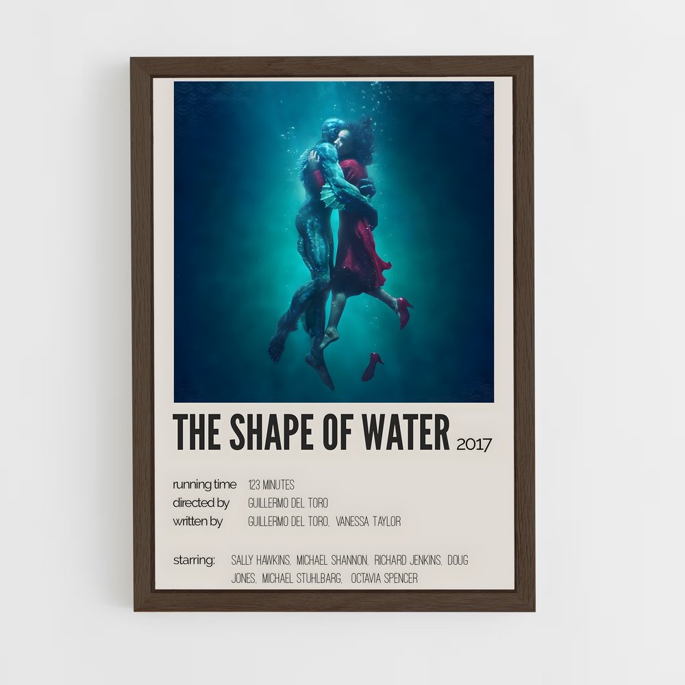 ap-the shape of water-1 cadre Bois foncé