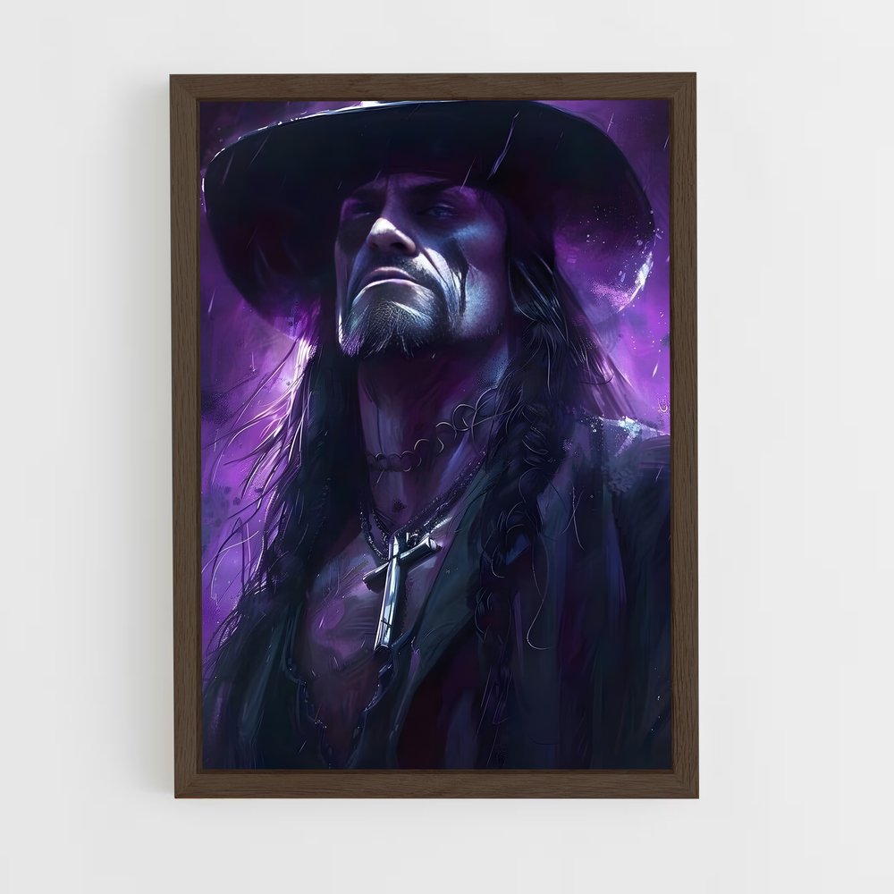 ap-the undertaker-3 cadre Bois foncé