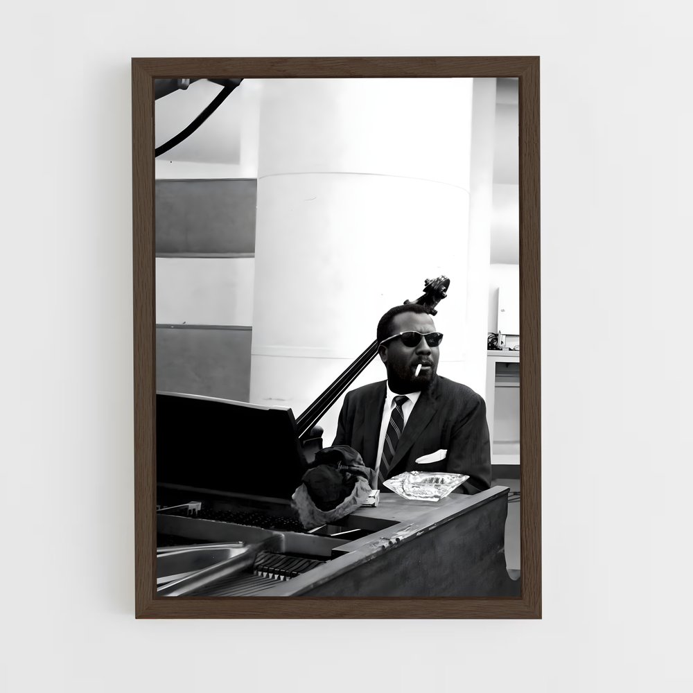 ap-thelonious monk-5 cadre Bois foncé