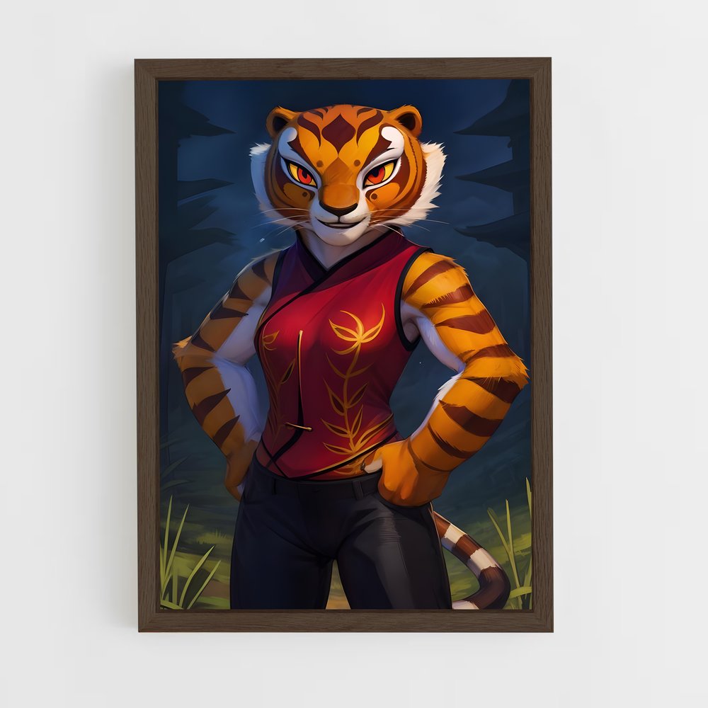 ap-tigress-3 cadre Bois foncé