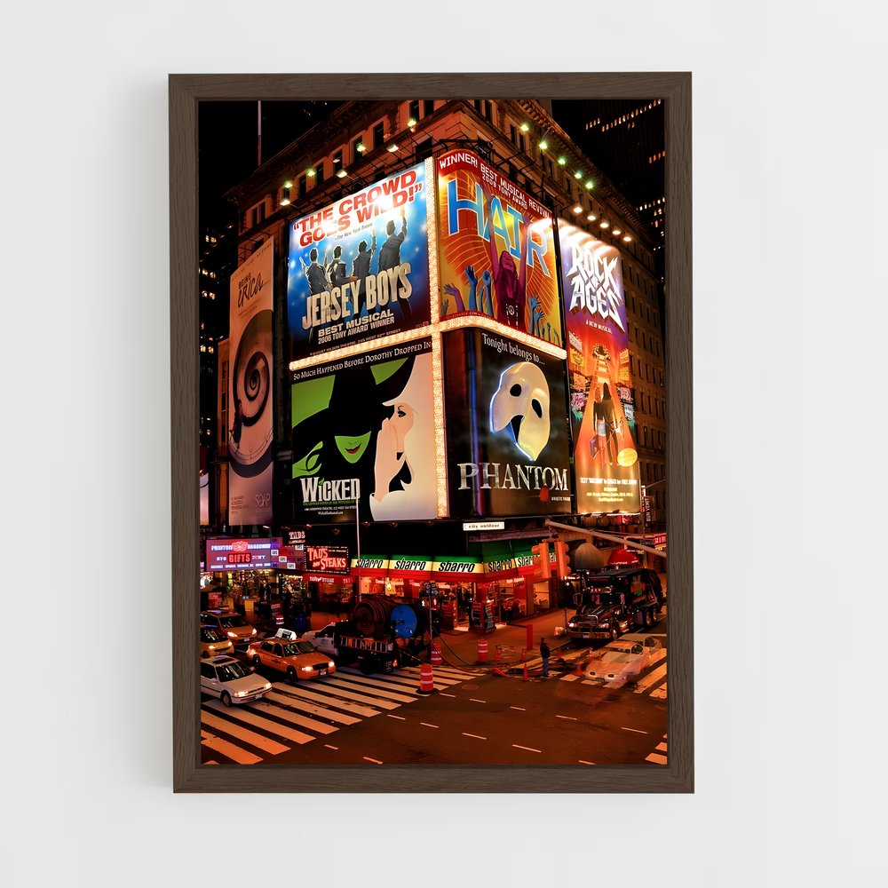 ap-times square-1 cadre Bois foncé