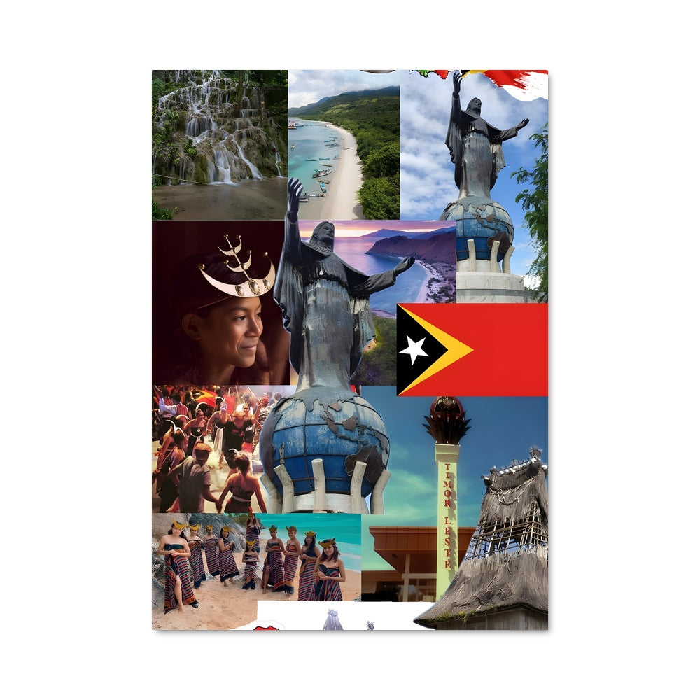 Poster Collage de Timor