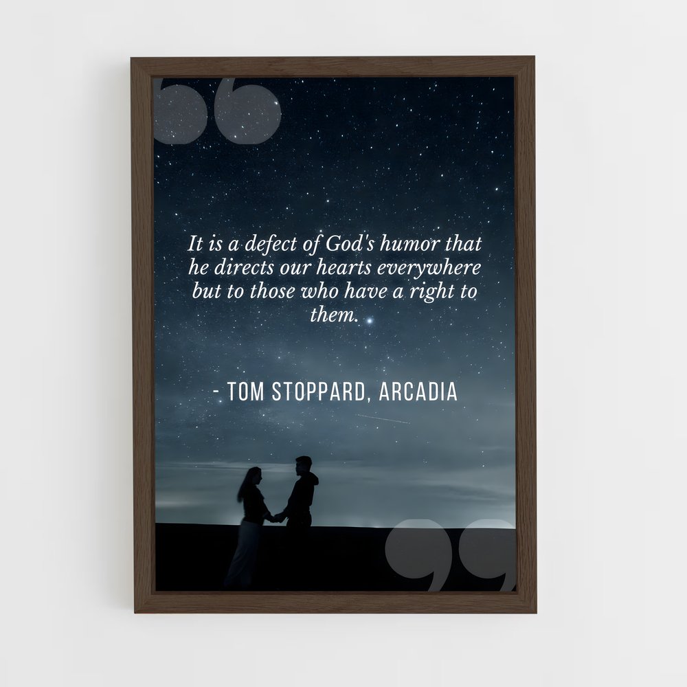 ap-tom stoppard-3 cadre Bois foncé