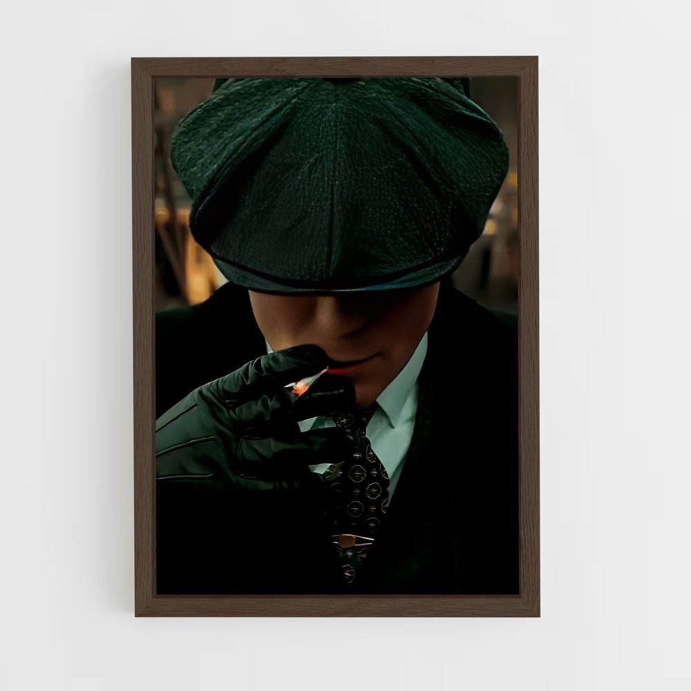 ap-tommy shelby-10 cadre Bois foncé